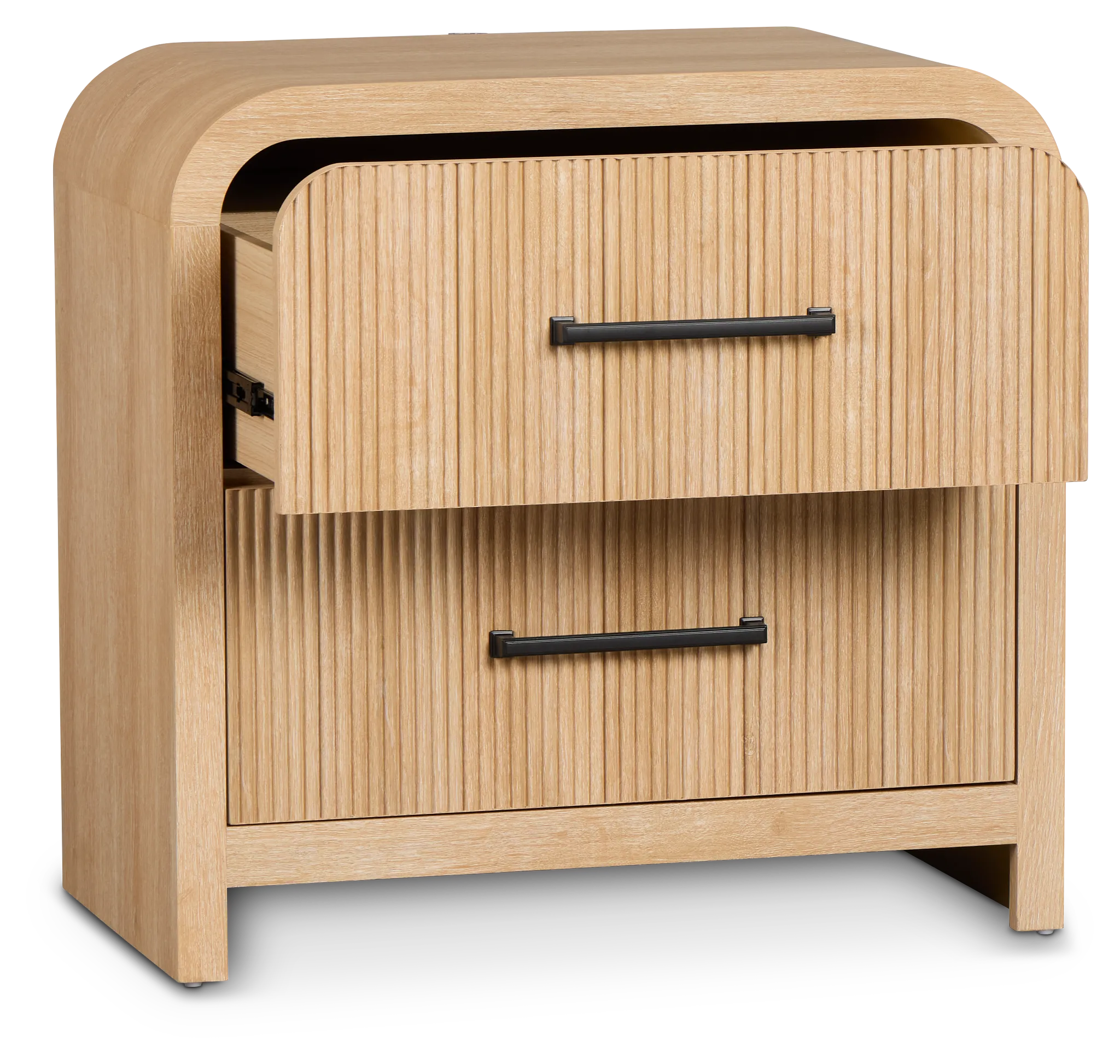 Lyndie Light Tone 2-drawer Nightstand