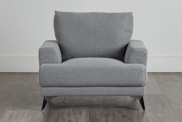 Hayden Light Gray Fabric Chair