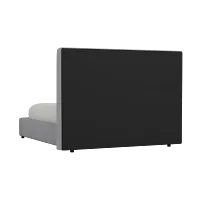 Grayton Delray Light Gray 54" Upholstered Platform Bed