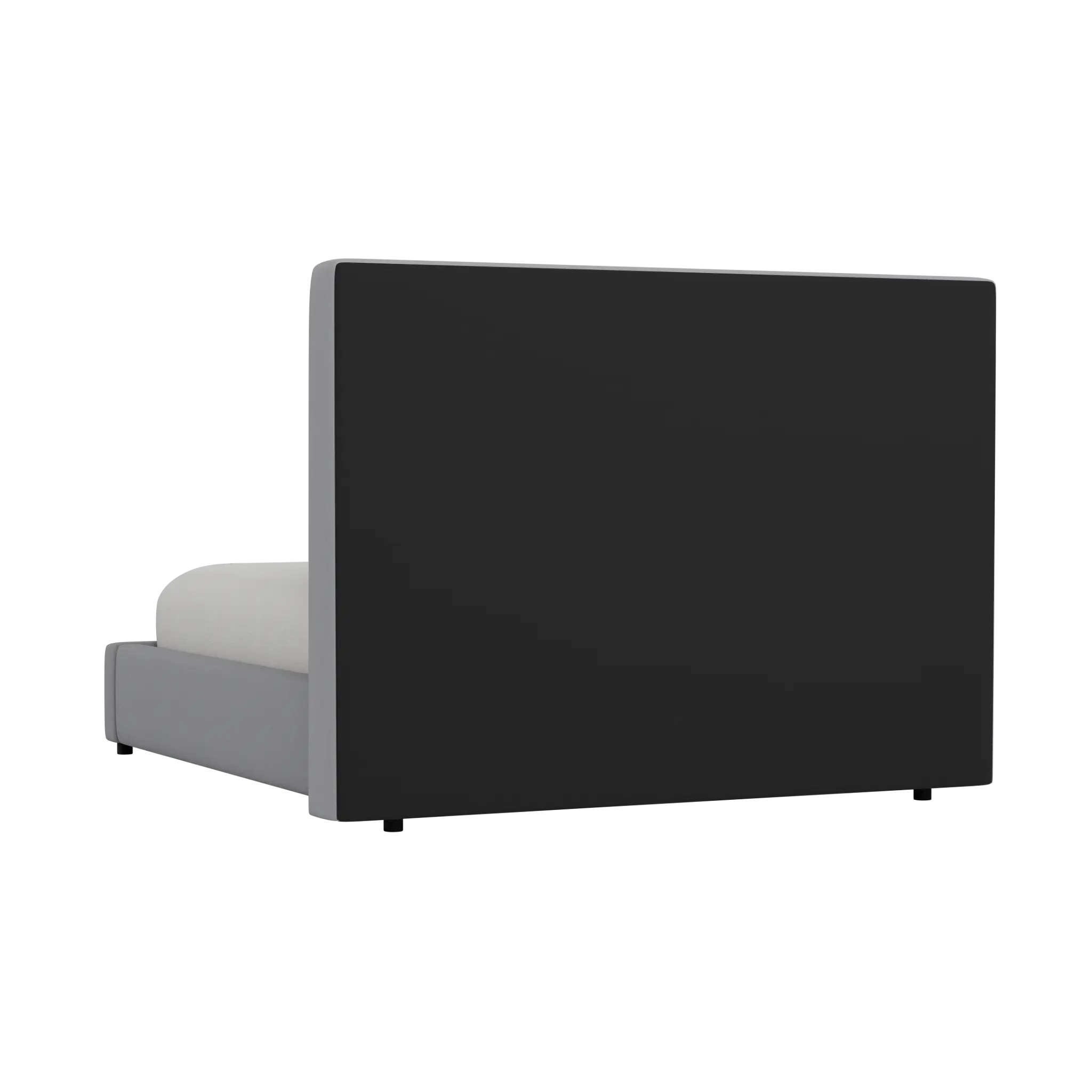 Grayton Delray Light Gray 54" Upholstered Platform Bed Grayton Delray Light Gray 54" Upholstered Platform Bed