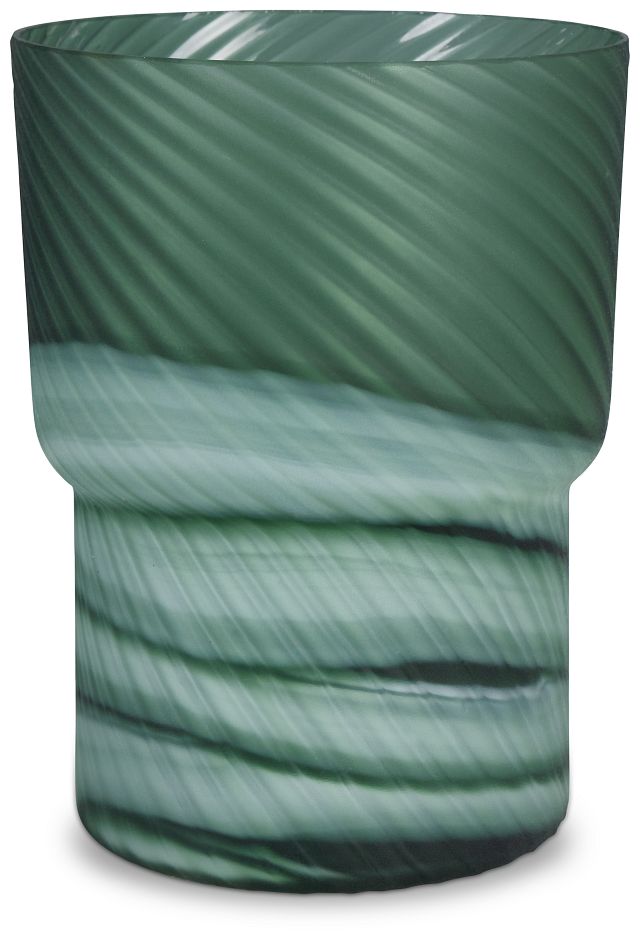 Shiloe Green Small Vase