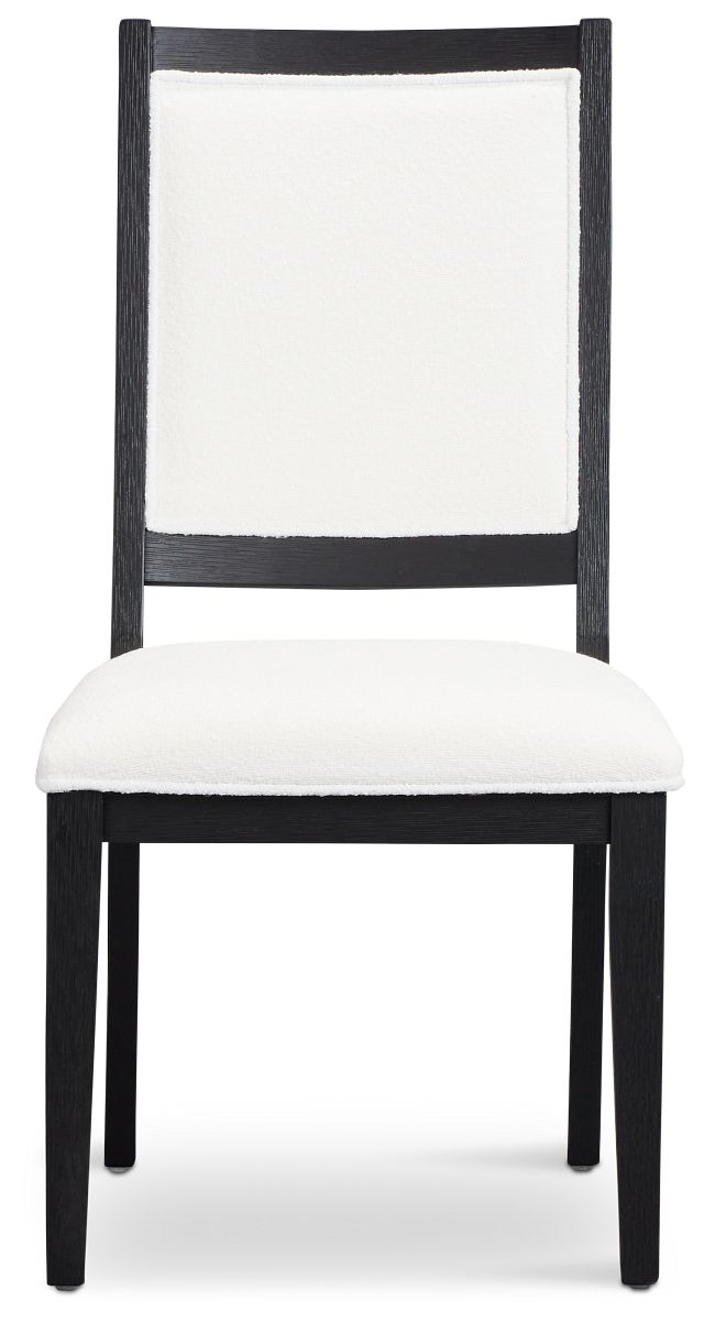 Alden Black Upholstered Side Chair