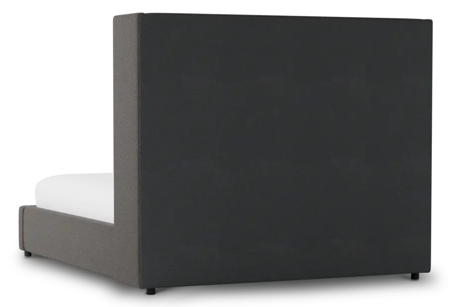 Captiva Elite Dark Gray 60" Upholstered Shelter Bed Captiva Elite Dark Gray 60" Upholstered Shelter Bed