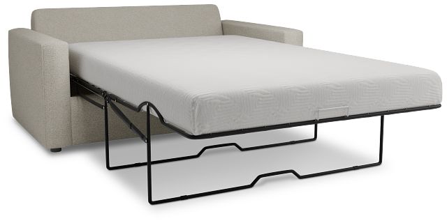 Siesta Elite Gray Fabric Memory Foam Sleeper