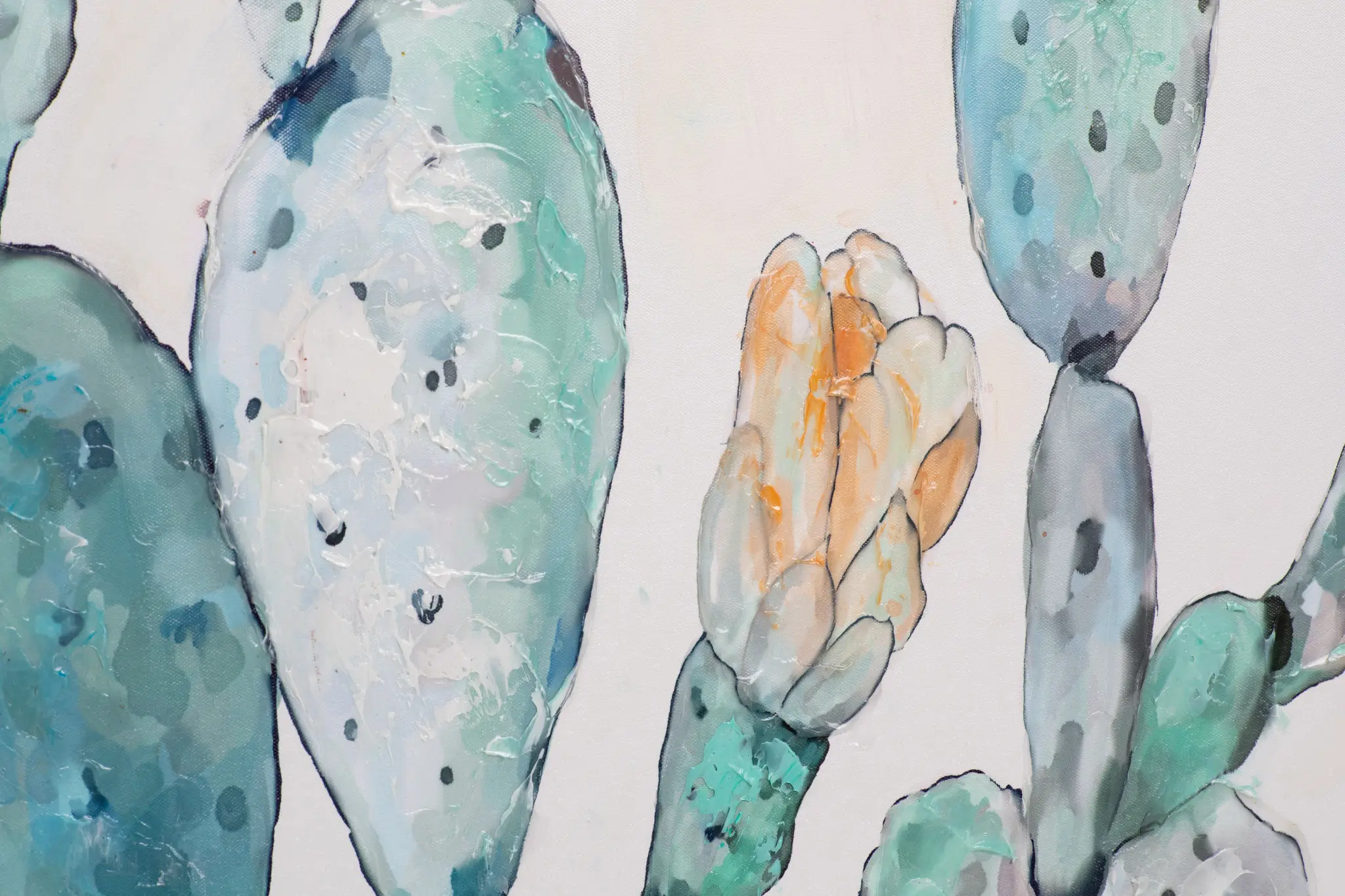 Thorn Multicolored Canvas Wall Art Thorn Multicolored Canvas Wall Art