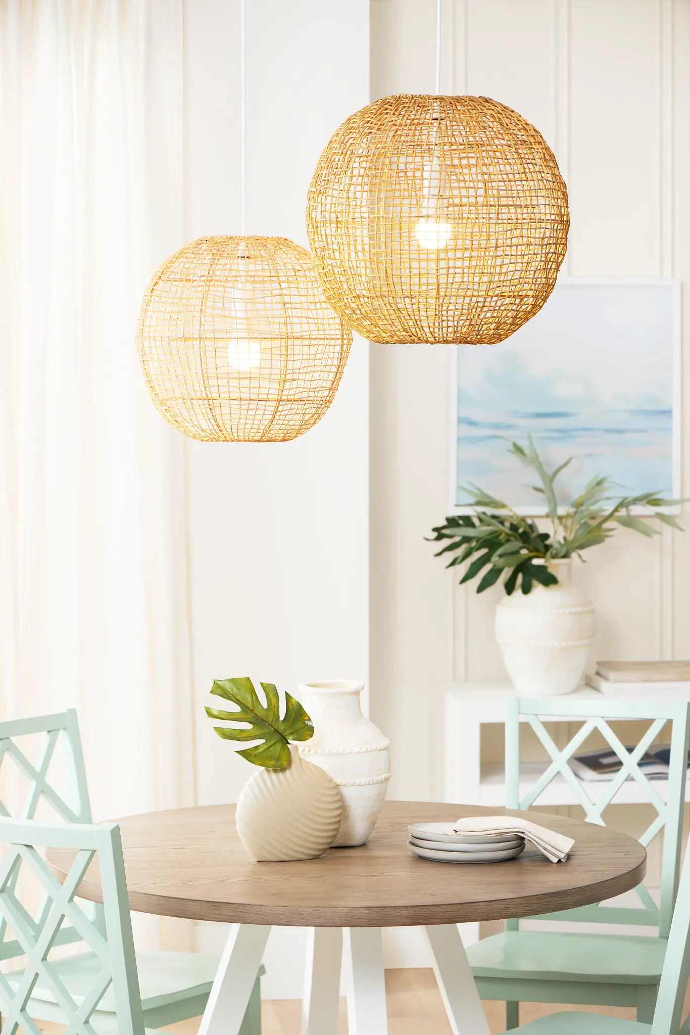 Rattan Large Round Pendant Rattan Large Round Pendant