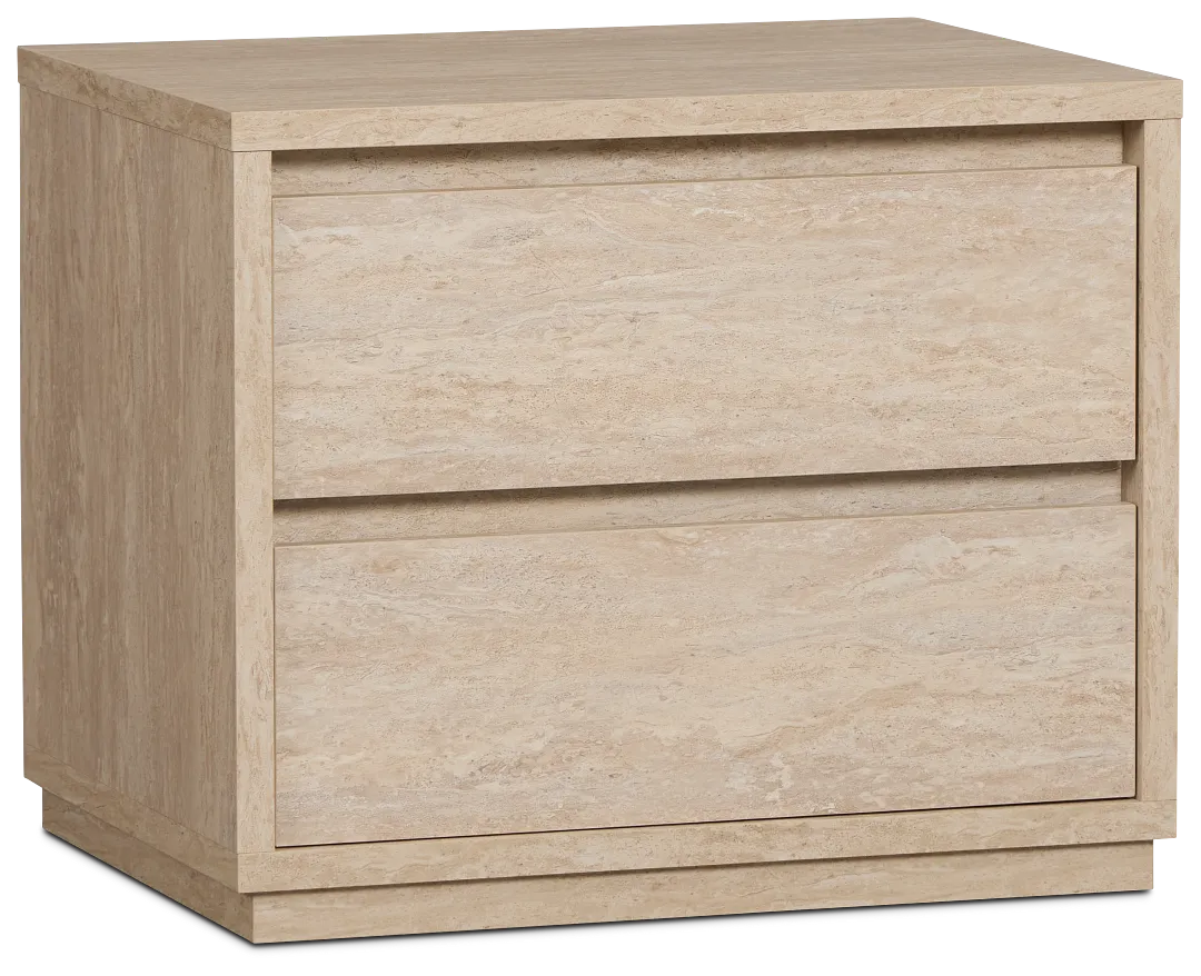 Malta Light Gray Nightstand
