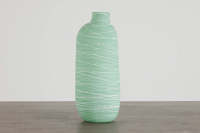 Hayley Green Large Vase