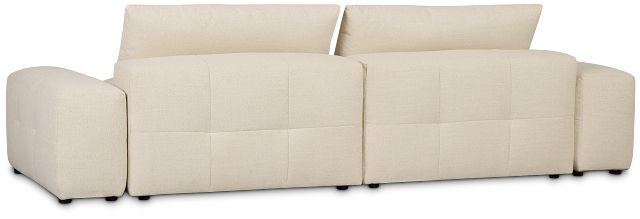 Remi Light Beige Fabric 2-piece Modular Sofa