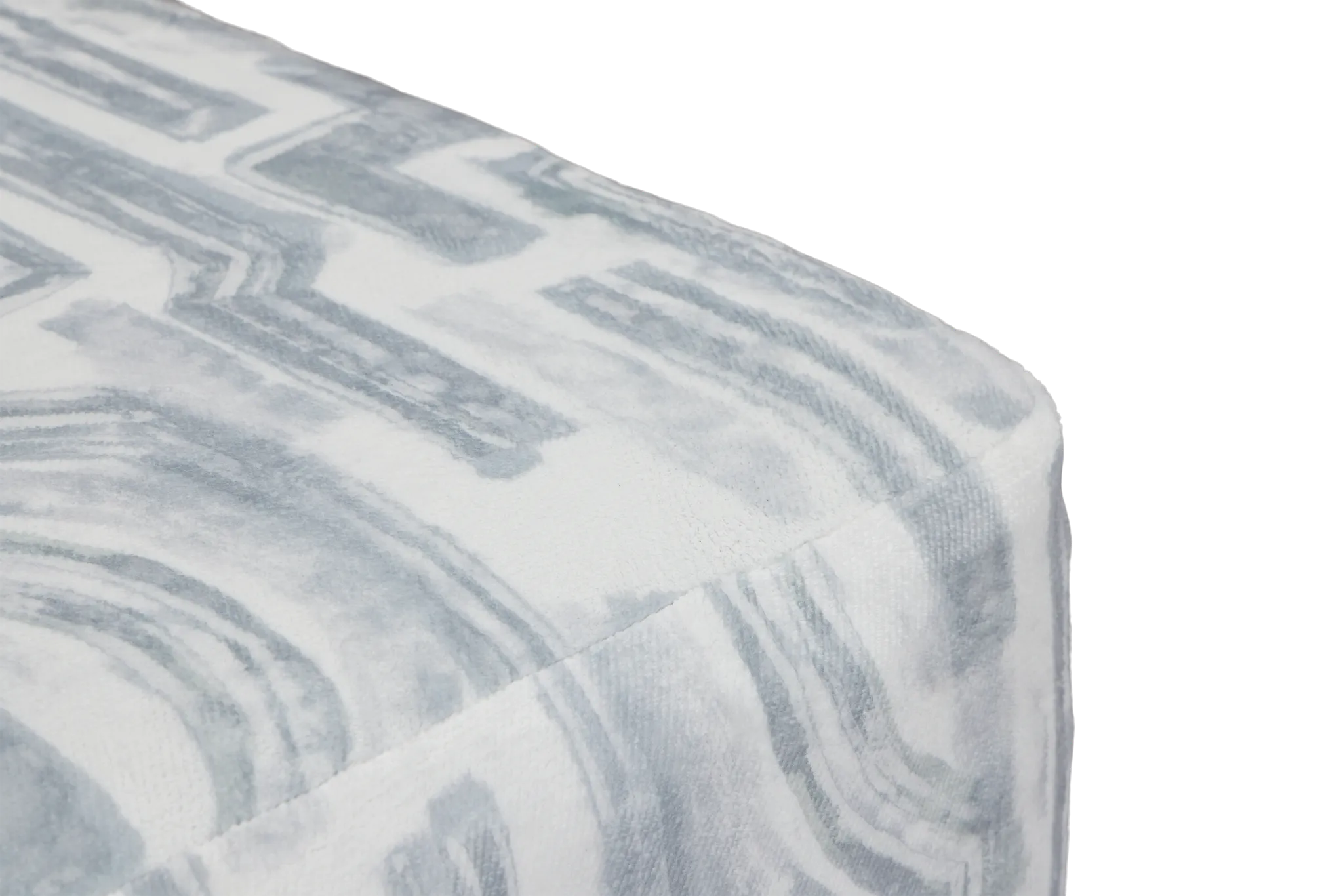Kylie Light Gray Fabric Cocktail Ottoman