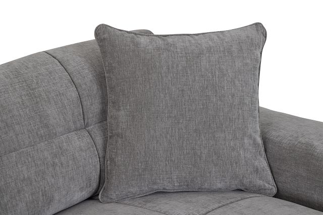 Brielle Light Gray Fabric Right Chaise Sectional (6)