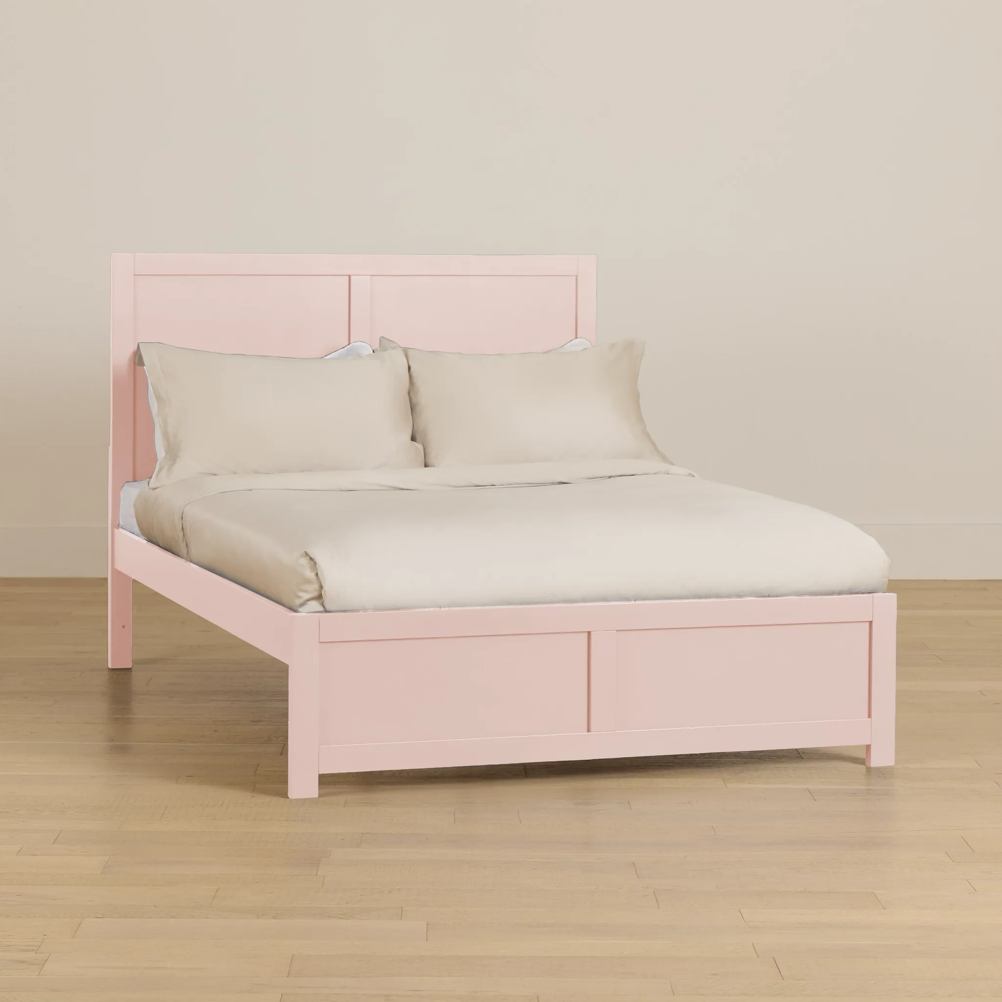 Charleston Pink Panel Bed