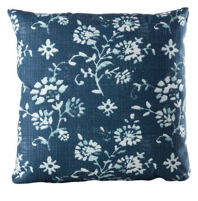 Lenore Blue 20" Indoor/outdoor Accent Pillow