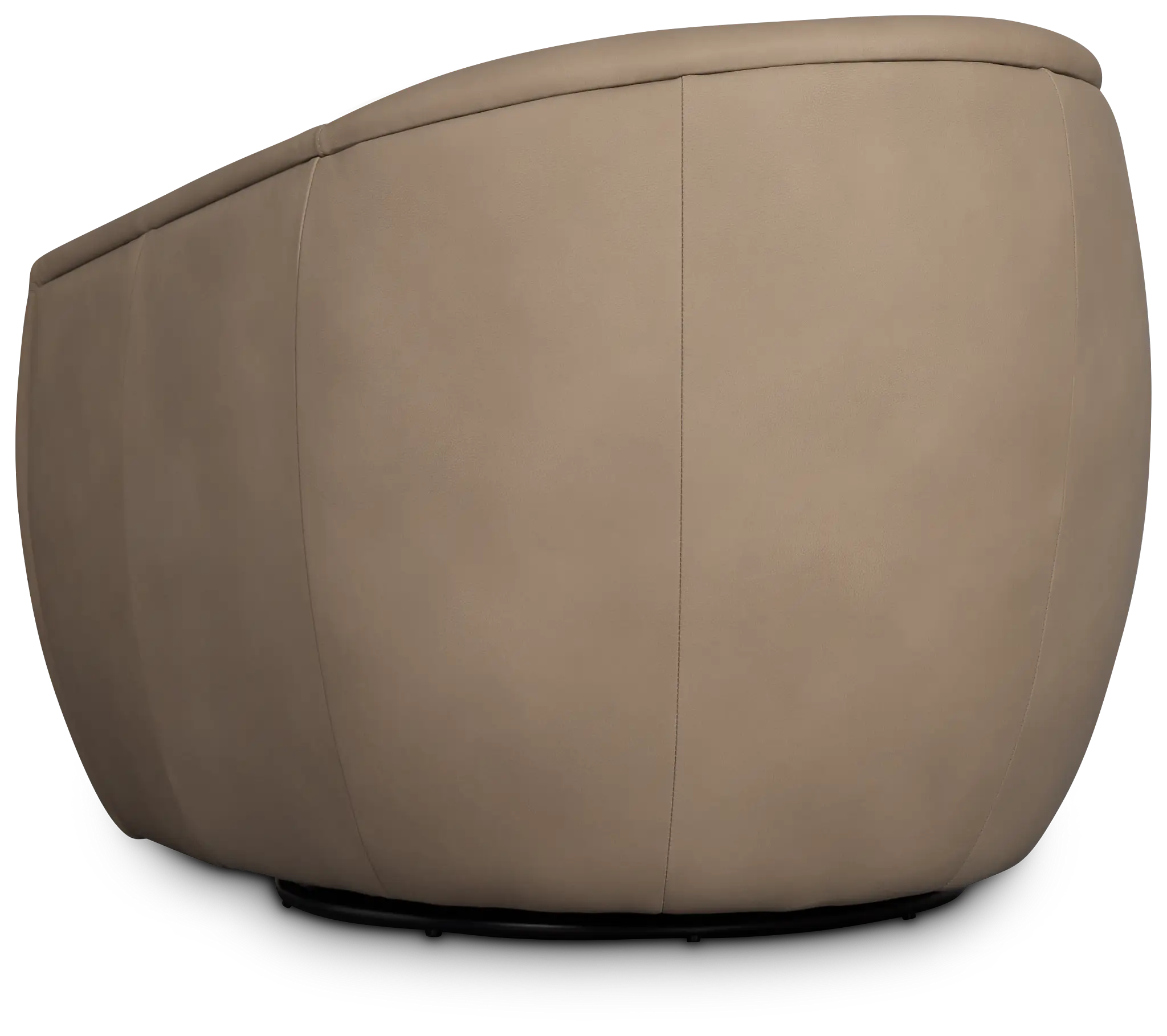 Kellan Taupe Leather Swivel Chair Kellan Taupe Leather Swivel Chair