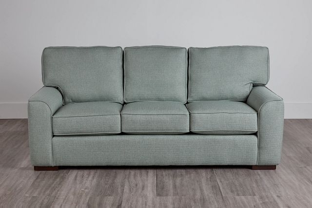 Austin Green Fabric Sofa (2)