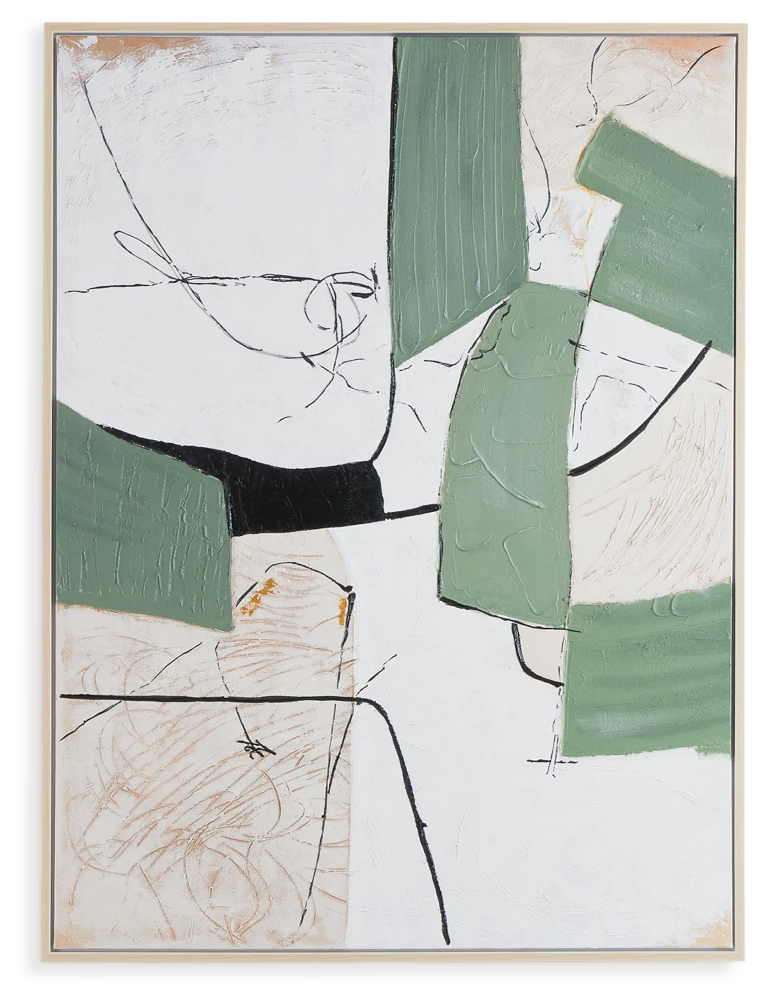 Darias Dark Green Wall Art