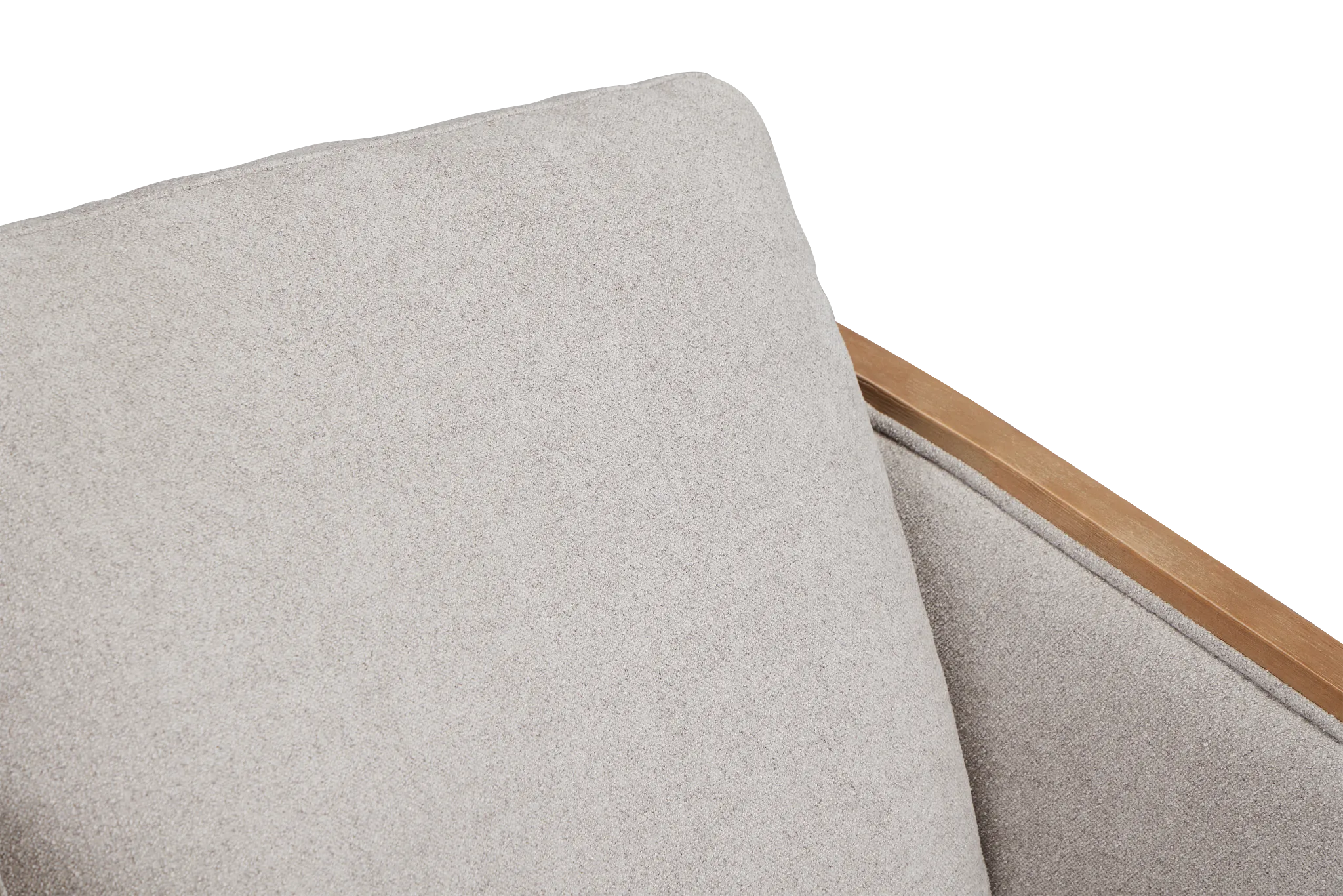 Campbell Light Gray Fabric Swivel Accent Chair