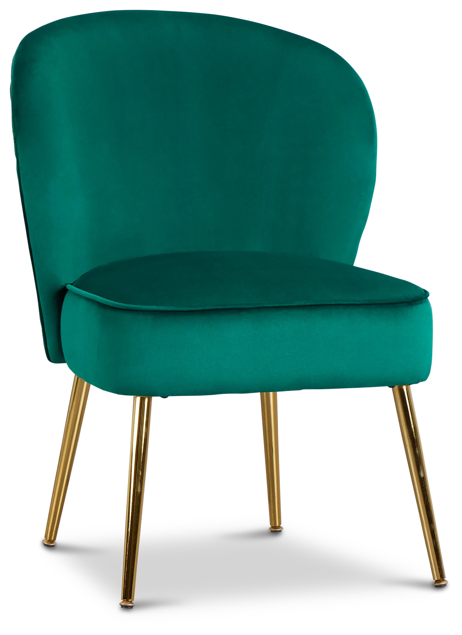 Tami Dark Green Velvet Accent Chair