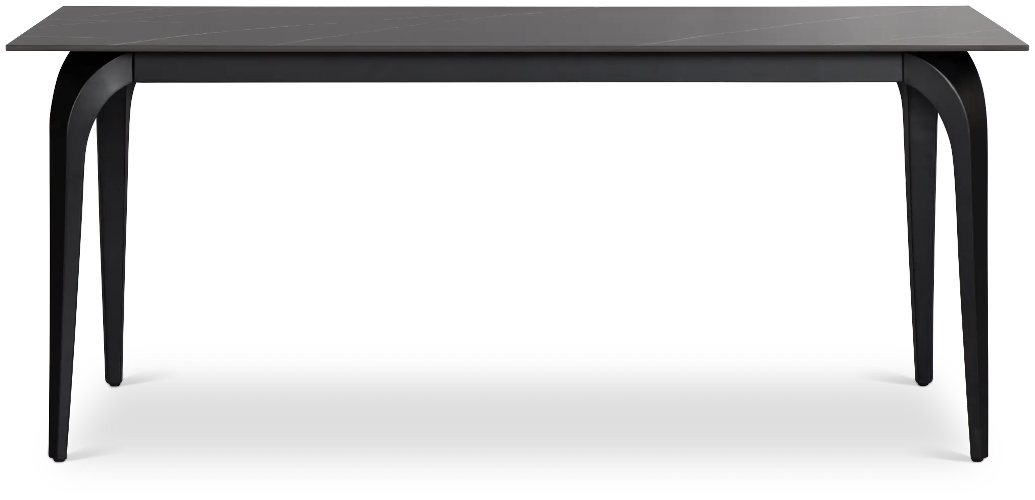 Sierra Black Stone Rectangular Table Sierra Black Stone Rectangular Table