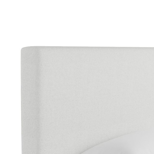 Grayton Elite Ivory 54" Upholstered Platform Bed