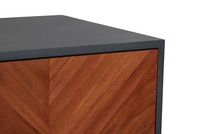 Kenzo Gray Accent Tv Stand