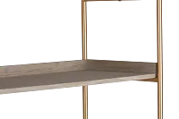 Cane Gold Bookcase