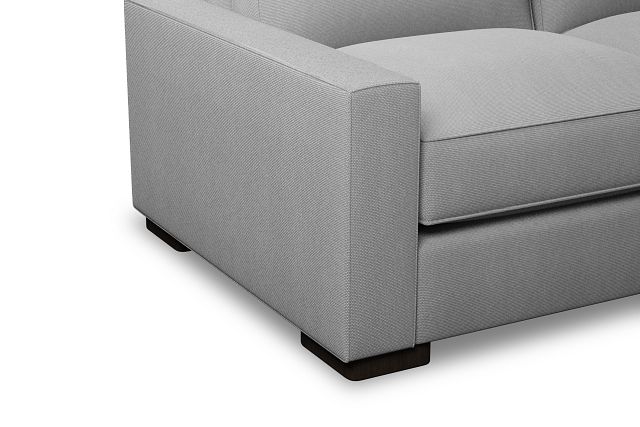 Edgewater Delray Light Gray Loveseat