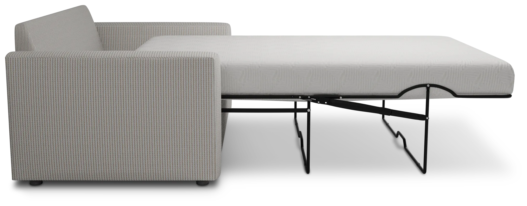 Siesta Lucy Light Beige Fabric Memory Foam Sleeper