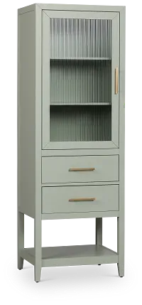 Alden Green Linen Cabinet