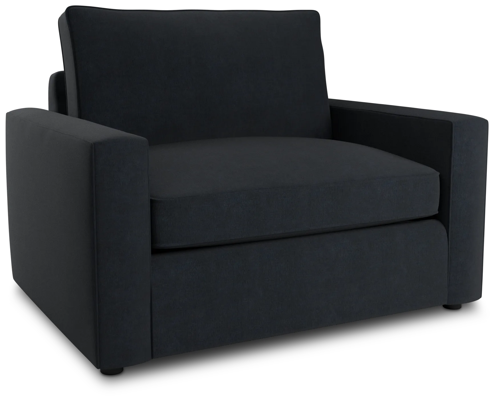 Siesta Victory Dark Blue Fabric Memory Foam Sleeper