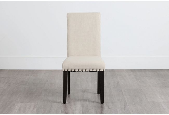 Portia Dark Tone Upholstered Side Chair