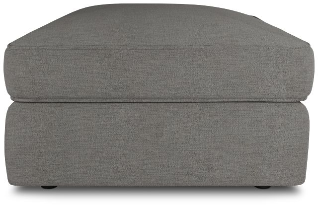 Siesta Maguire Gray Fabric Ottoman