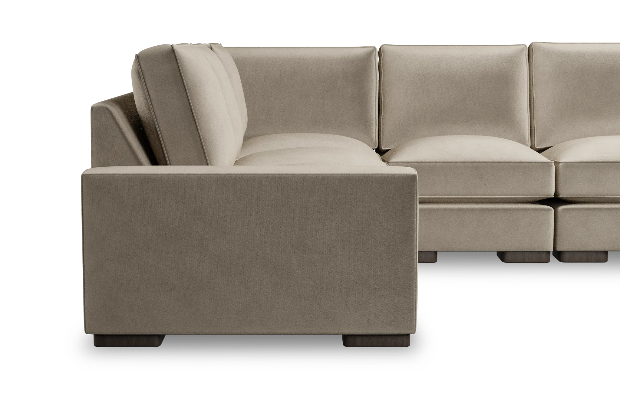 Edgewater Joya Beige Medium Two-arm Sectional