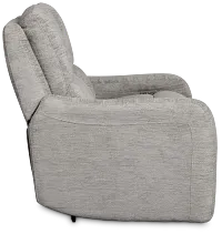 Bennett Gray Fabric Power Reclining Loveseat