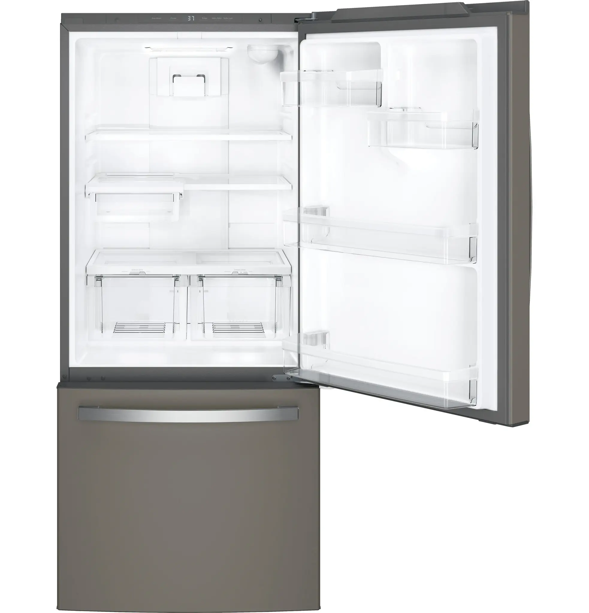 Ge 21 Series Slate Bottom Freezer Refrigerator Ge 21 Series Slate Bottom Freezer Refrigerator