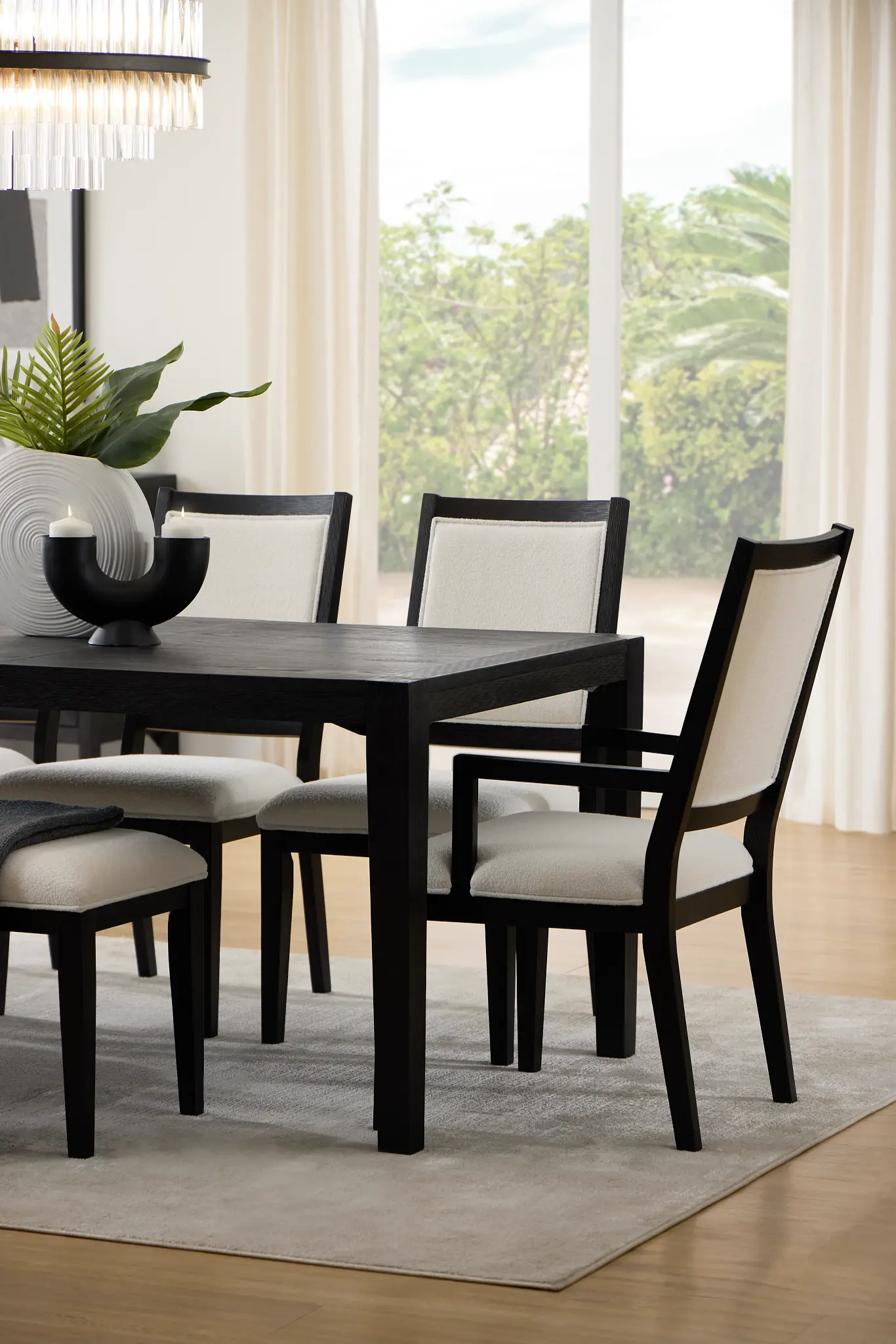 Alden Black Rectangular Table Alden Black Rectangular Table