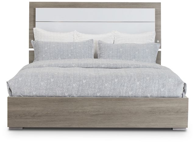 Mirabella Two-tone Panel Bed (2)