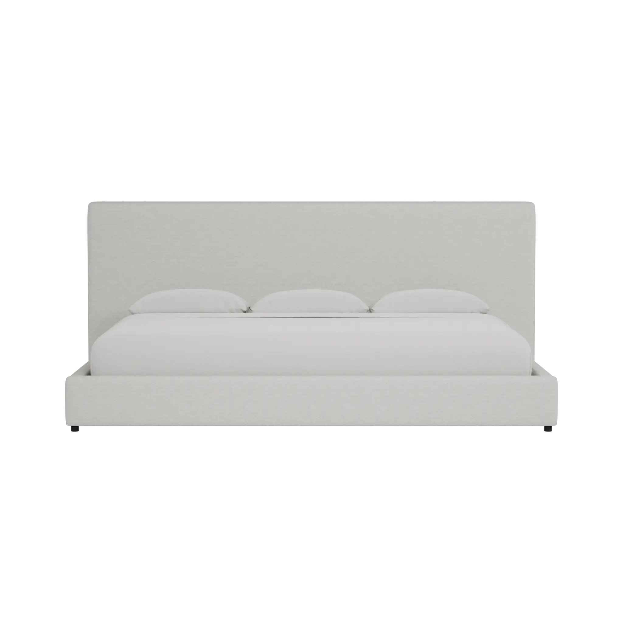 Grayton Maguire Ivory 54" Upholstered Platform Bed Grayton Maguire Ivory 54" Upholstered Platform Bed