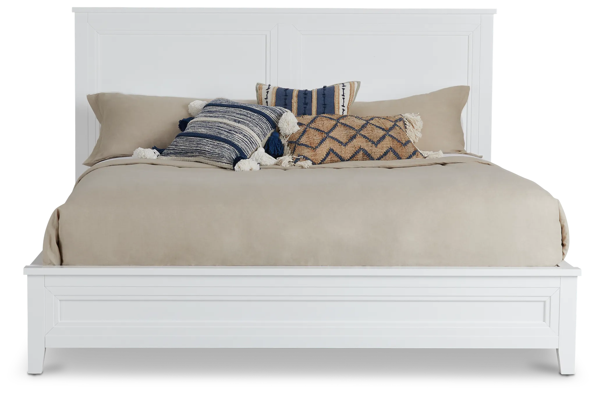 Nantucket White Panel Bed
