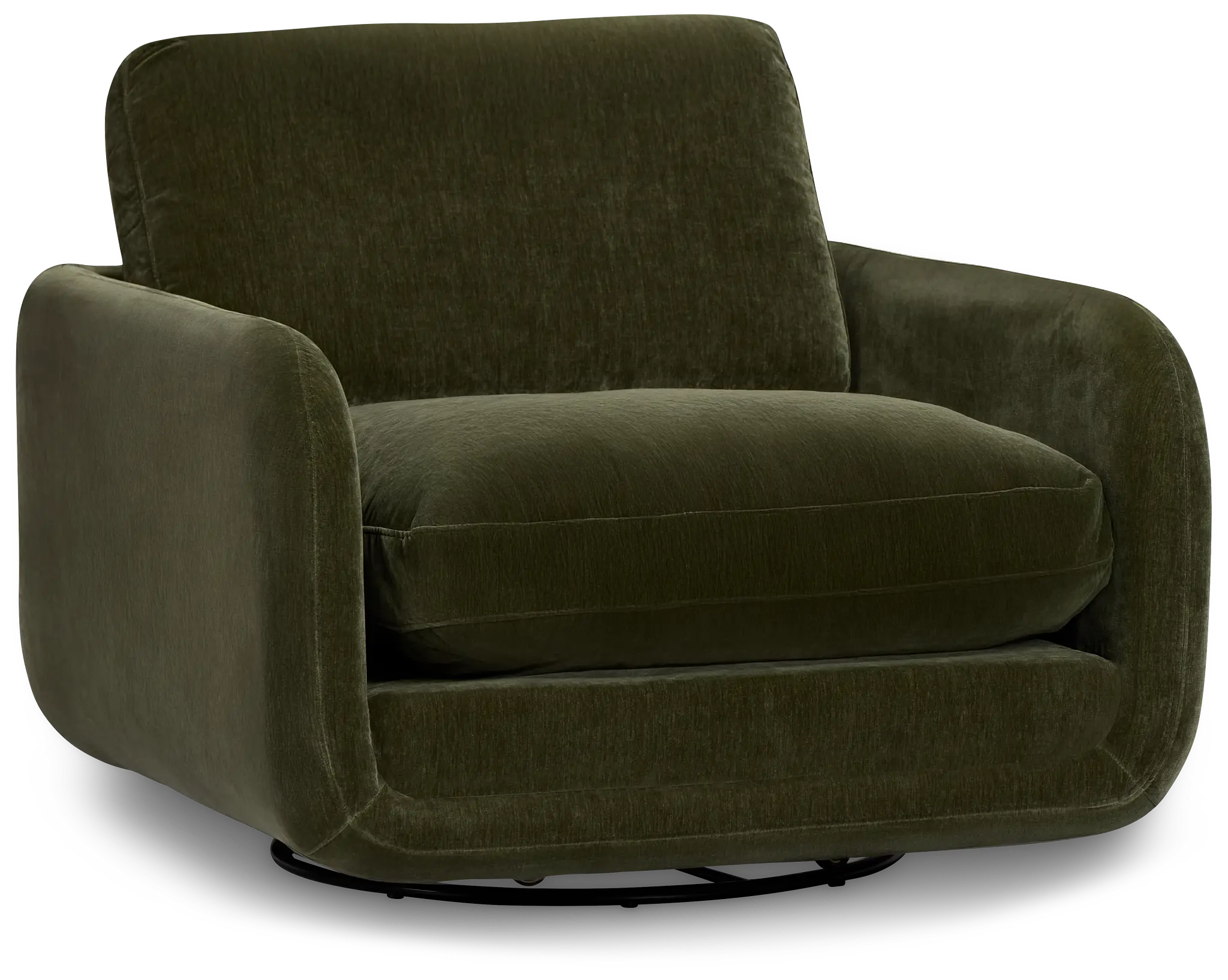 Jules Green Velvet Swivel Chair Jules Green Velvet Swivel Chair