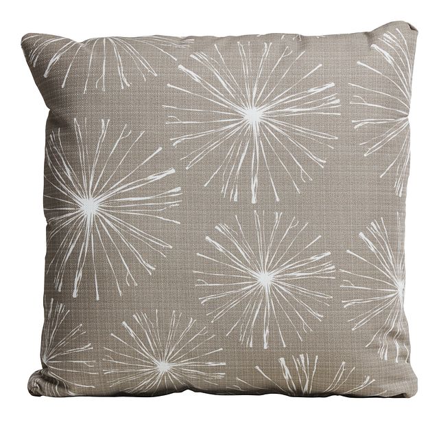 Sparks Gray 20" Indoor/outdoor Accent Pillow