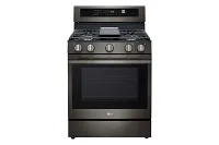 Lg 6325 Series Black Gas Range