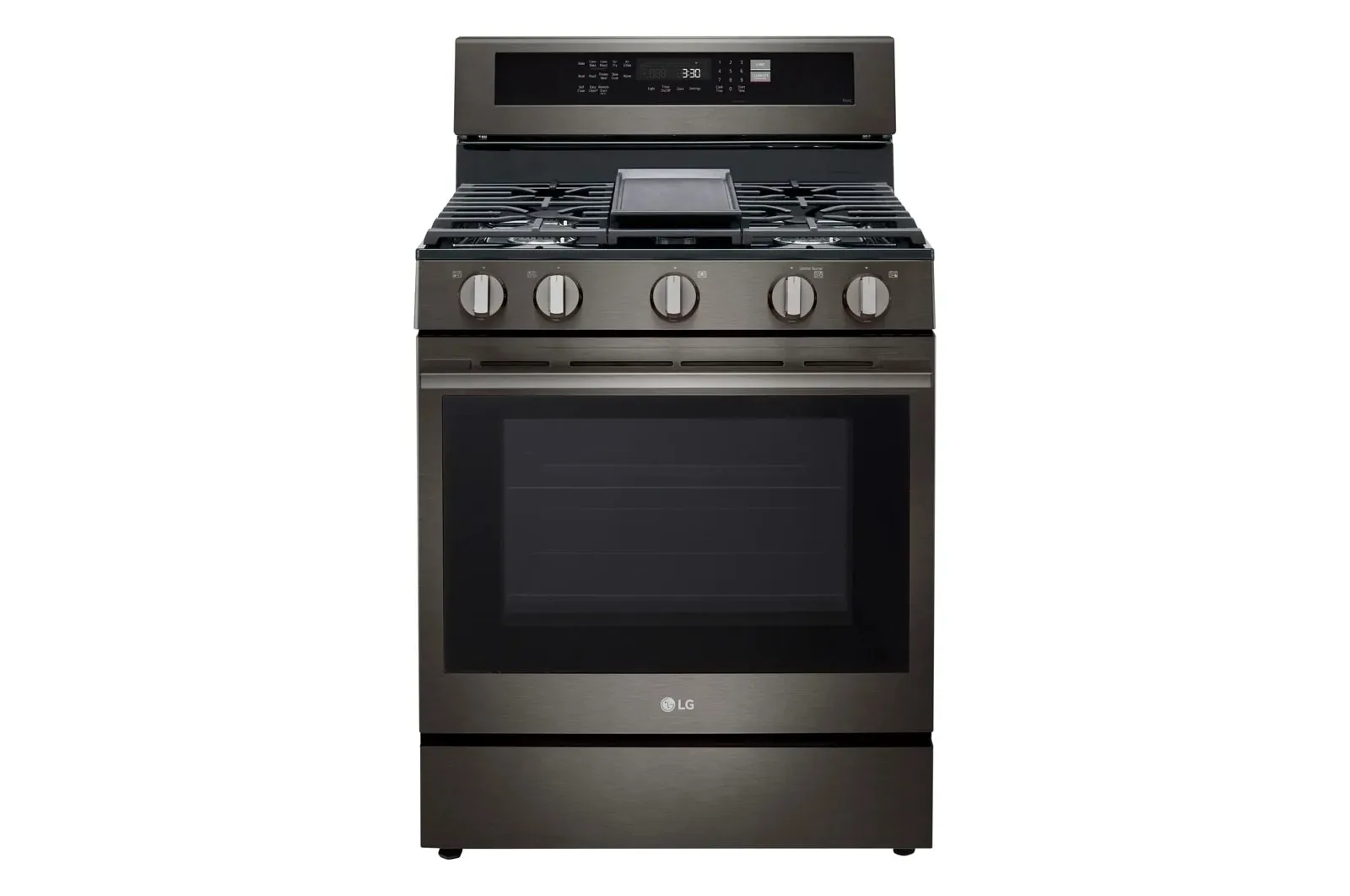 Lg 6325 Series Black Gas Range