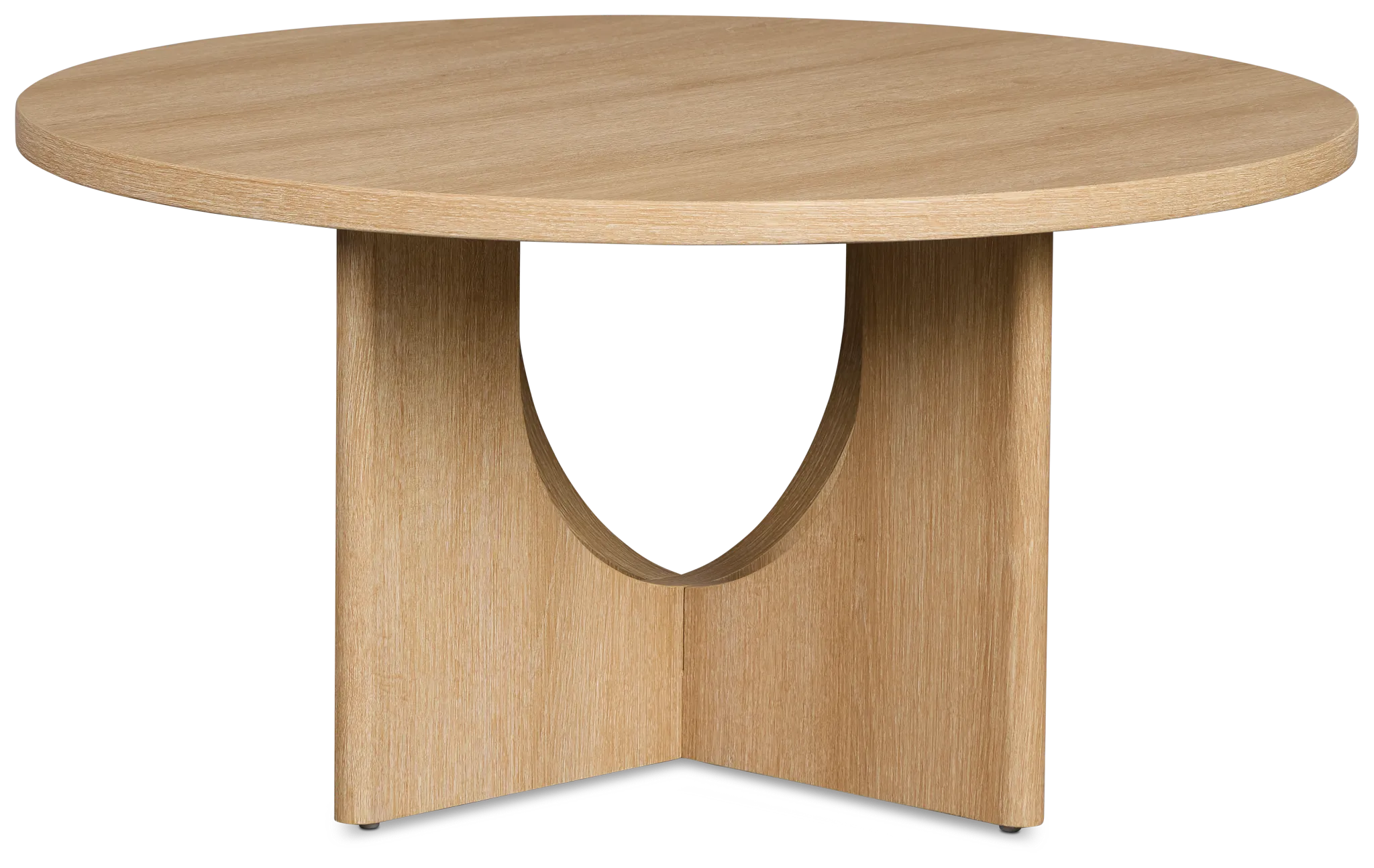 Lyndie Light Tone Round Coffee Table