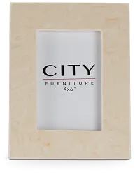 Fauna Ivory Marble Picture Frame