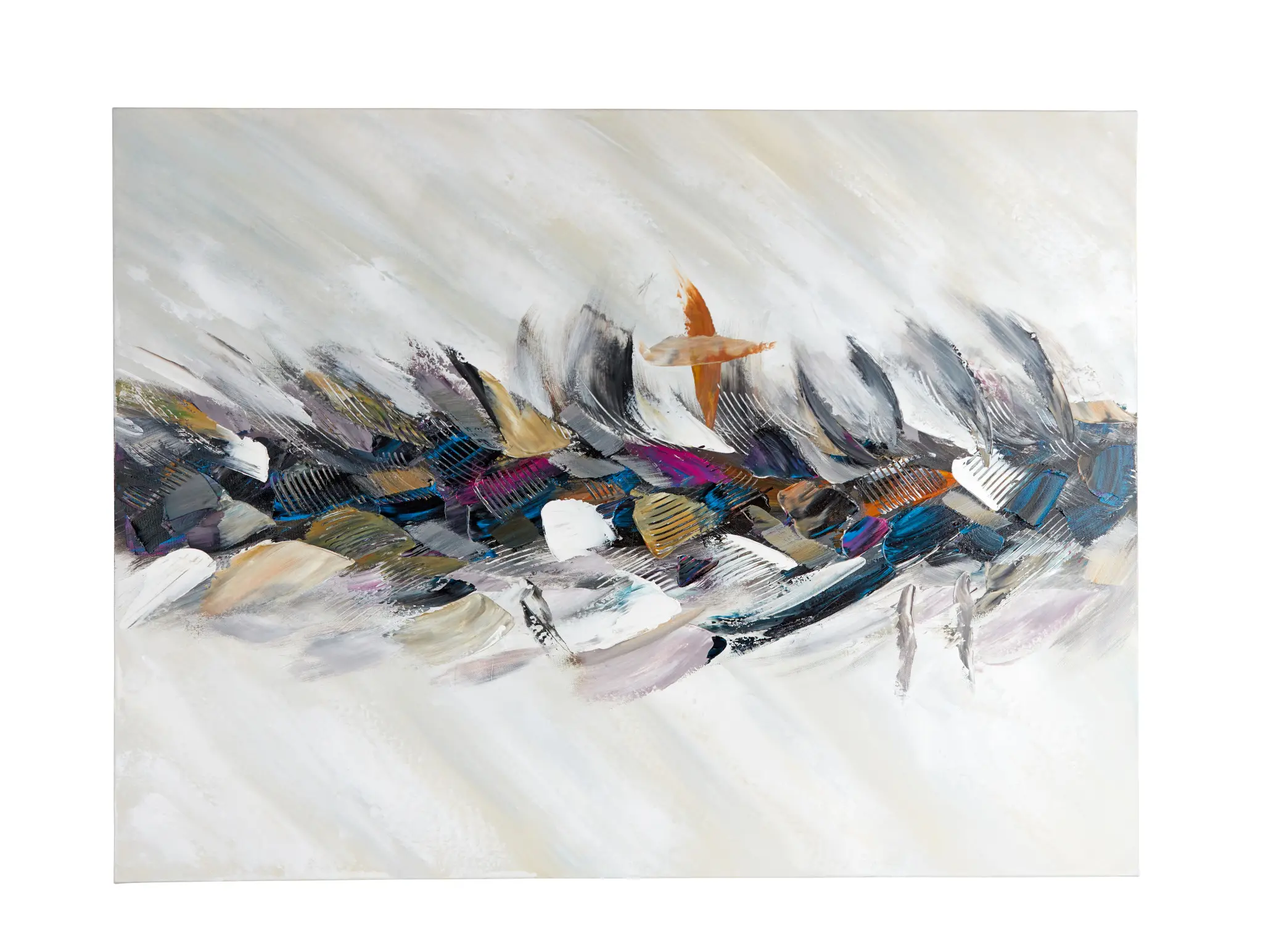 Etta Multicolored Canvas Wall Art Etta Multicolored Canvas Wall Art