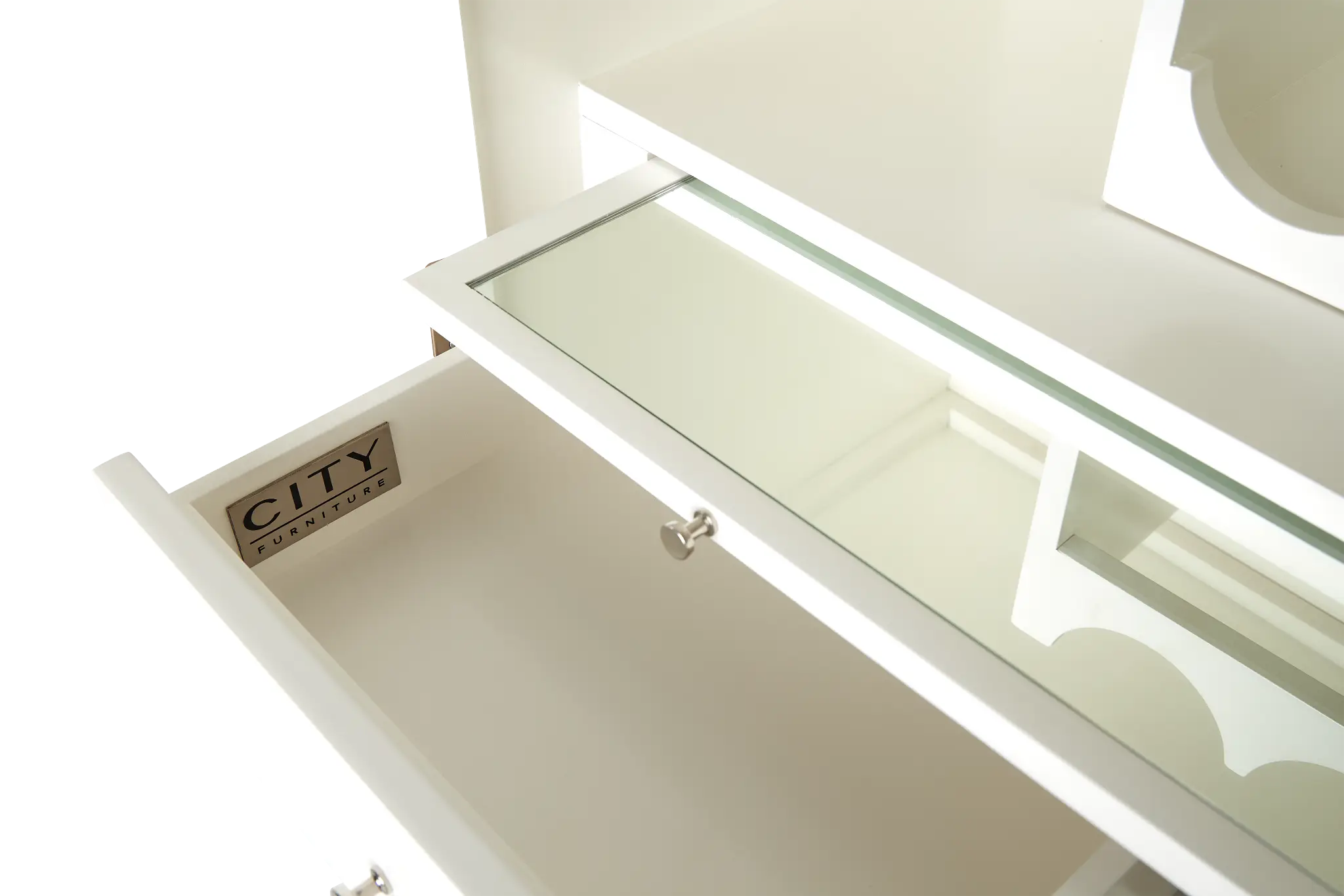 Miami White Bar Cabinet Miami White Bar Cabinet