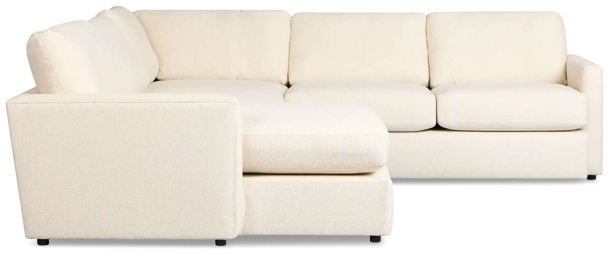 Maxwell Light Beige Fabric Medium Left Chaise Sectional Maxwell Light Beige Fabric Medium Left Chaise Sectional