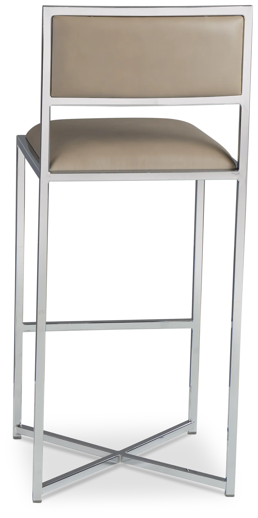 Amalfi Taupestnl Steel 30" Upholstered Barstool