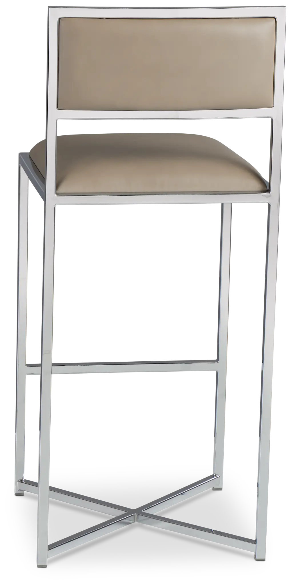 Amalfi Taupestnl Steel 30" Upholstered Barstool Amalfi Taupestnl Steel 30" Upholstered Barstool